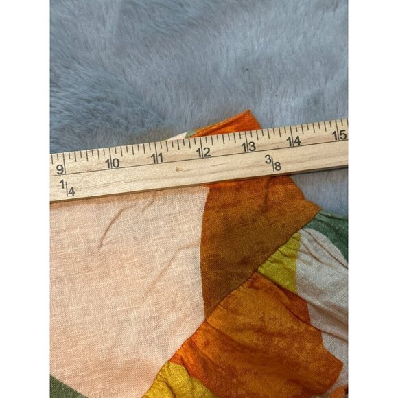 Fe Noel Target Collab Women's 4 100% Linen Multi-Colored Mini Skirt - Picture 6 of 12